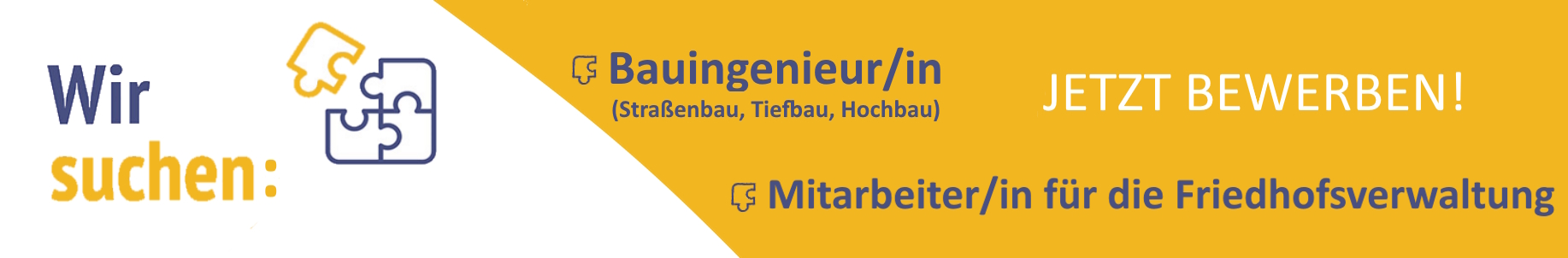 BannerBauing. Friedhofsverwaltung